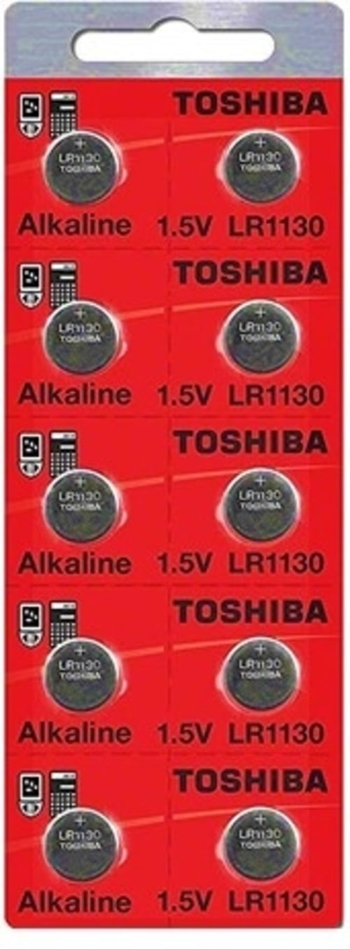 Button Cell Battery (AG10 / LR54 / LR1130) - Ten in a Pack (5 x 2