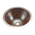 thumbnail image 1 of LR17FDB Round Under Counter Hammered Copper Sink, 1 of 3