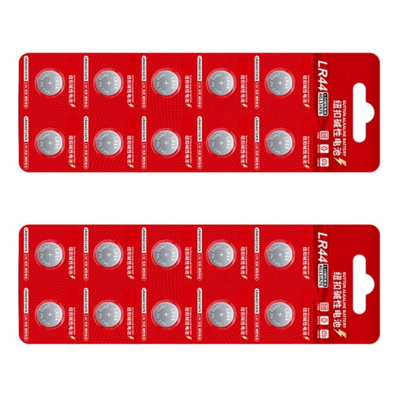 LR44 1.5V Button Batteries AG13 A76 Alkaline 10/20 Pack for Calculators Keychain Gadgets Small Devices Cells