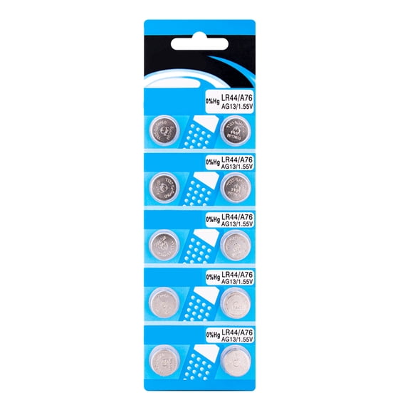 LR44 AG13 Alkaline Batteries Button Coin Cell Batteries Durability AG13 Button For Calculators Remote Controls