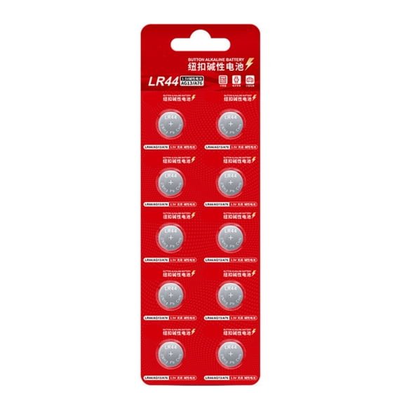 LR44 Alkaline Batteries 10/20 Pack 11.6mm Diameter Reliabled Energy For Small Electronic Devices AG13 A76 Cells