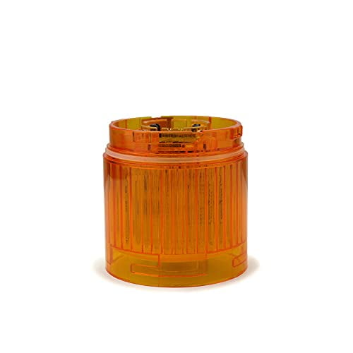 LR5-E-Y 24 VDC Rating, 50 MM Height, Amber Lens Color, LED Module, LR5 Series, Stack Lighting$$Safety & Emergency