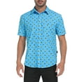 thumbnail image 1 of LRD Men's Novelty Casual Button Down Shirt Short Sleeve Hawaiian Dress Shirts Gangsta Ducks - XL, 1 of 6