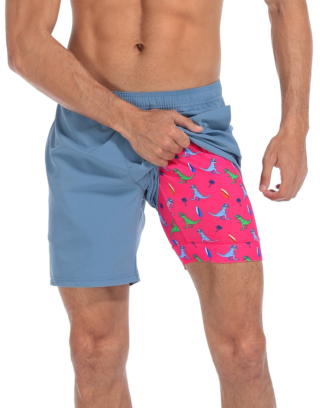 Mens pink shop workout shorts