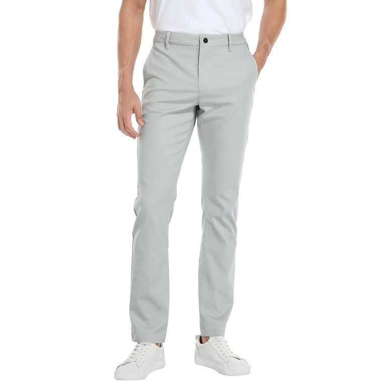 LRD Men's Slim Fit Performance Stretch Trousers, Golf Slacks