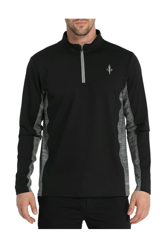 Quarter Zip Golf Pullover for Men 1/4 Zip Long Sleeve Golf Shirts