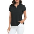 thumbnail image 1 of LRD Women's Short Sleeve Golf Polo Shirts UPF 30 Polka Dots / Pink Aloha S, 1 of 6