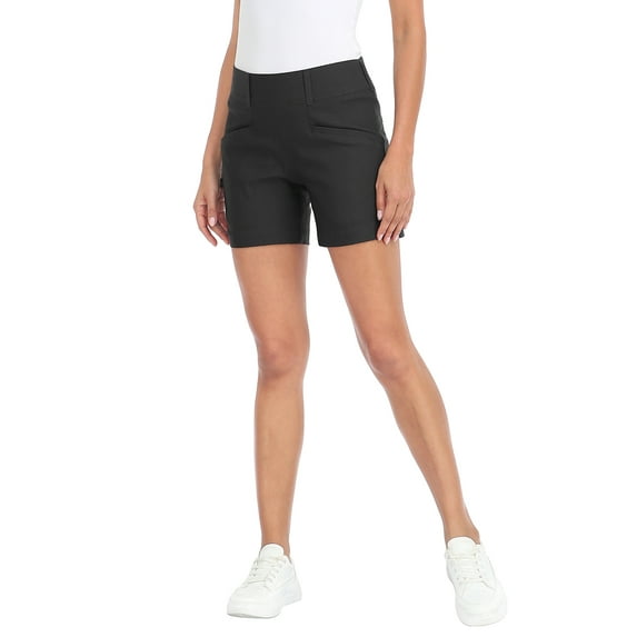 LRD Womens Golf Shorts 5 Inch Inseam Quick Dry Short with Pockets Charcoal L