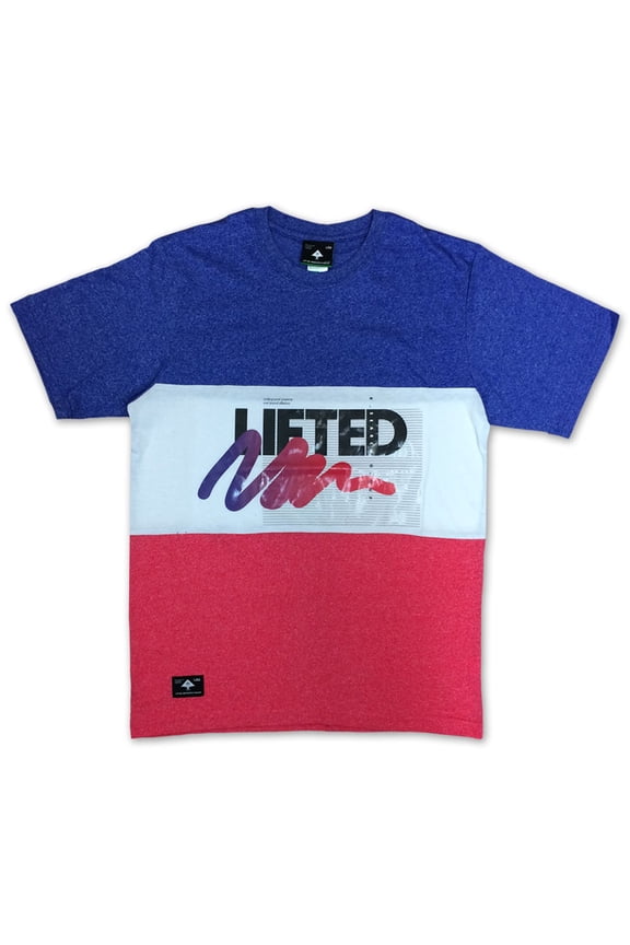 Wavy Knit T-shirt True Blue Heather