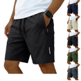 thumbnail image 1 of LRGSHF Athletic Shorts for Men Quick Dry Drawstring Breathable Short Pants Workout Summer Gym Short Trousers with Zipper Pockets, 1 of 5