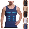 thumbnail image 1 of LRGSHF Gynecomastia Compression Shirts Mens Slimming Tank Top Summer Breathable Lightweight Athletic Gym Mens Shapewear Sleeveless Tummy Control Undershirts, 1 of 3