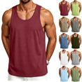 thumbnail image 1 of LRGSHF Men's Quick Dry Workout Tank Top Gym Muscle Tee Fitness Breathable Lightweight Sleeveless T Shirt, 1 of 6