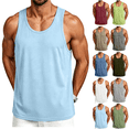 thumbnail image 1 of LRGSHF Men's Quick Dry Workout Tank Top Gym Muscle Tee Fitness Breathable Lightweight Sleeveless T Shirt, 1 of 6