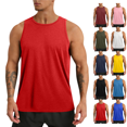 thumbnail image 1 of LRGSHF Mens Sleeveless Shirts Athletic Tank Top Summer Quick Dry Crew Neck Muscle T-Shirts Lightweight Breathable Casual Basic Tees, 1 of 4