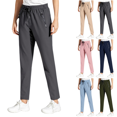 thumbnail image 1 of LRGSHF Pants for Women Over 50 Quick Dry Pants Elastic Waist Stretch Active Breathable Athletic Pant, 1 of 5