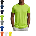thumbnail image 1 of LRGSHF Short Sleeve for Men Quick Dry Active Athletic Casual T Shirt Running Gym Workout Breathable Comfortable Tee Tops Solid Color Short Sleeve Shirt, 1 of 5