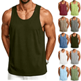 thumbnail image 1 of LRGSHF Tank Tops Men Moisture-Wicking Quick-Dry Sleeveless Tops Breathable Muscle Fit Gym Workout Running Shirt for Summer, 1 of 6