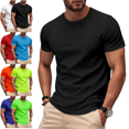 thumbnail image 1 of LRGSHF Workout Shirts for Men Casual Quick Dry Athletic Short Sleeve Moisture Wicking Soft Summer T-Shirts Crew Neck Lightweight Tops, 1 of 5