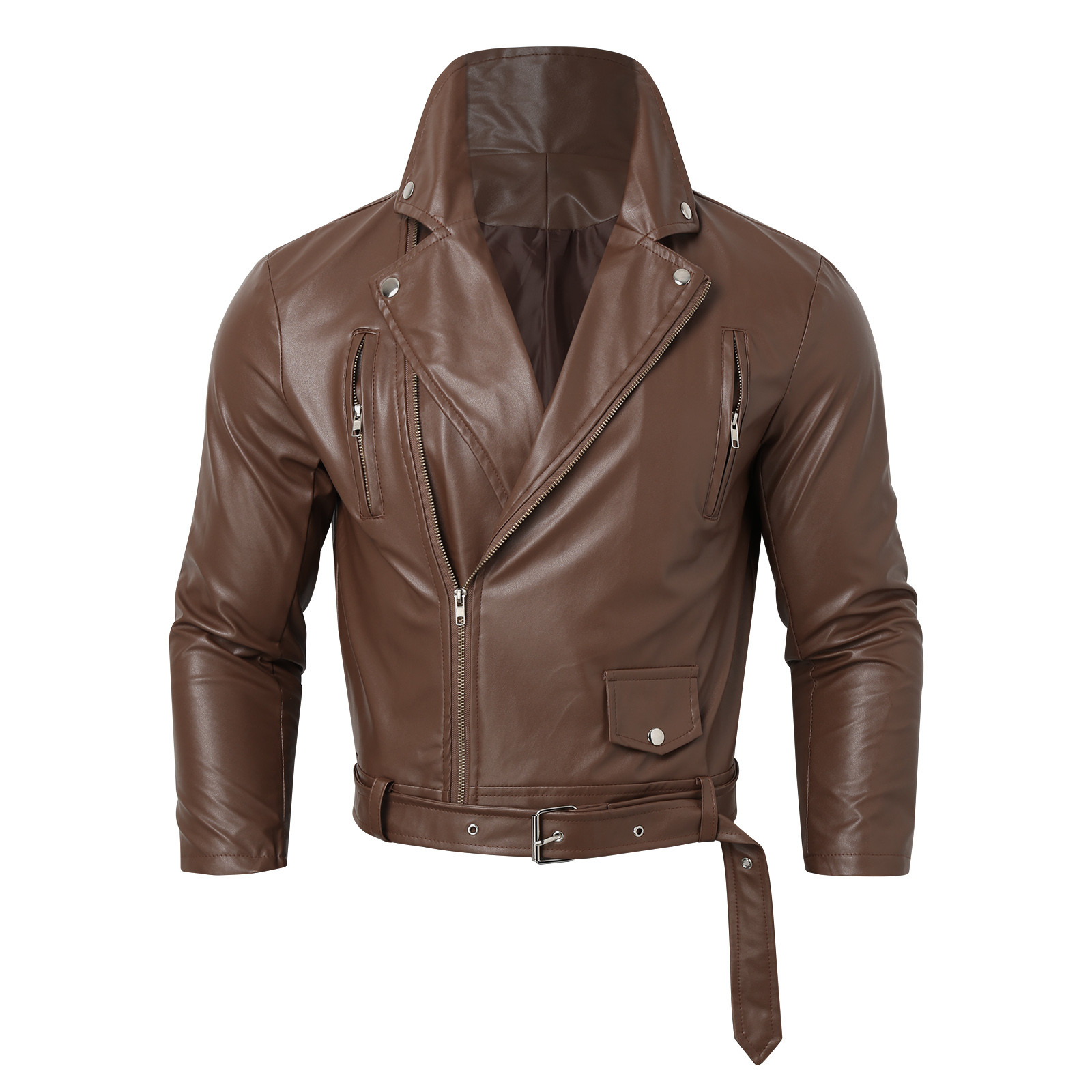 Faux leather in rain shop