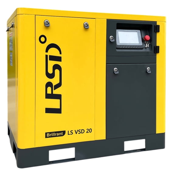 LRSD 20 HP 15 kW LRSD VSD Rotary Screw Air Compressor | 75 CFM @ 125 PSI | 460 V, 3-Phase, 60 Hz