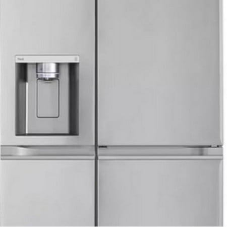 LG - 27.1 cu ft Side by Side Refrigerator with Door in Door, Craft Ice, and Smart Wi-Fi - Stainless steel