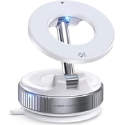 LRSE Magnetic Car Phone Holder, Vacuum Adsorption Car Mount, 360° Rotatable and Foldable, for Car Window, Car Screen and Mirror,for All Cell Phones and Car Models,White