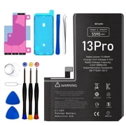 For iPhone 13 Pro Battery Replacement Kit, 5590mAh High Capacity 0 Cycle Li-ion Polymer Battery with Professional Repair Tool Kit