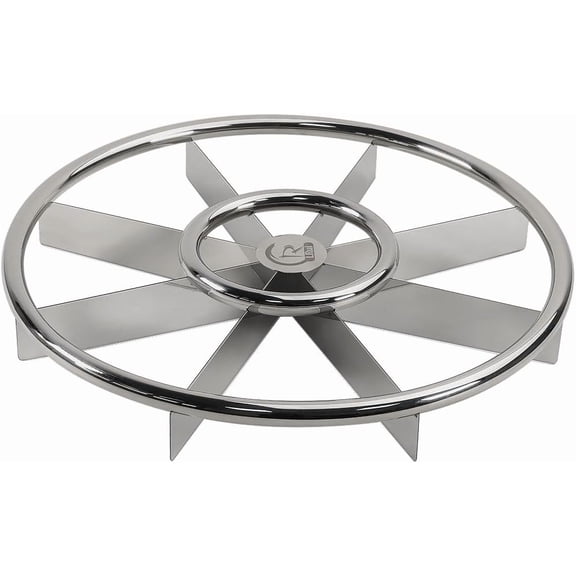 LRUI 16 Inch Round Pizza Cutter, Heavy Duty Stainless Steel 8 Equal Pizza Slicer.Professional Pizza Cutting Tools