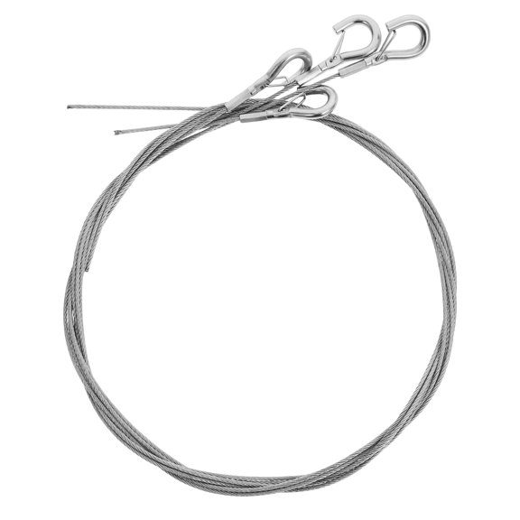 LRXIYODE 4Pcs Stainless Steel Wire Rope for Hanging Pendant Light Cord with Adjustable Secure Suspension