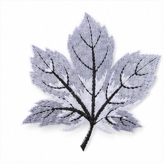LRXIYODE 9Pcs Maple Leaf Embroidery Applique Patch Stickers for Sewing and Iron on Decoration