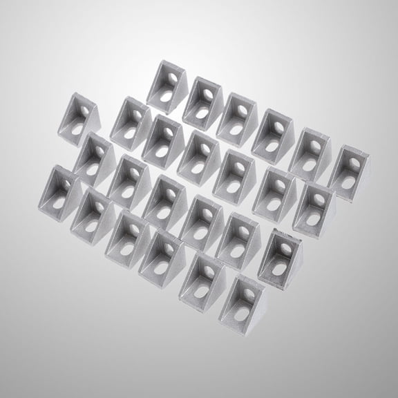 LRXIYODE Aluminum Extrusion Profile Parts 50Pcs for T Slot Aluminum Extrusion Profile and 2 x 2 x 1.6 in