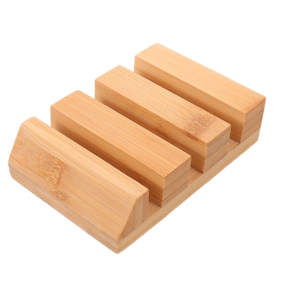 LRXIYODE Cutting Board Stand - 3 Slots Chopping Board Countertop Organizer