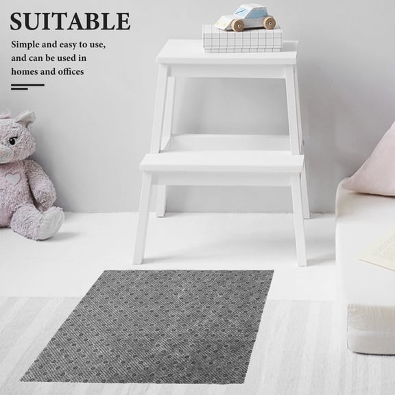 LRXIYODE DIY Tufting Fabric Grey Non Slip Rug Backing for Carpet Binding and Tufting Supplies