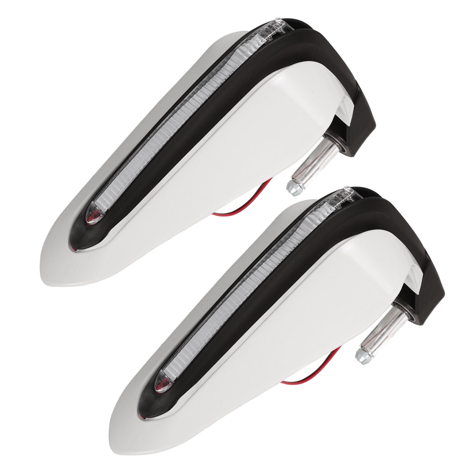 LRXIYODE Motorcycle Handlebar Guards Dirt Bike Handguards 1 Pair 11.8X7.9X3.9In Led Turn Signal Crash Protection
