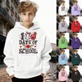 thumbnail image 1 of LRen 100 Days Of School Shirt Boys 4T, 100th Day of School Boy Fashion Pullover Hoodie Funny Graphic Shirt Classroom Back To School Clothes, 1 of 5