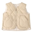 thumbnail image 1 of LRen Boys Down Vest Winter Warm Lined Sleeveless Jacket Insulated Padded Outerwear For Youth And Kids,White,9-10 Years, 1 of 8