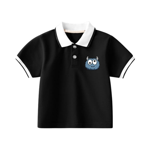 LRen Boys Polo Shirts Size 10-12 Button-Down Collar School Uniform Shirt Short Sleeve Tops Shirts Clothes Boy Fashion Tshirt Boy's Polo Shirt Shirt Fashion Tee