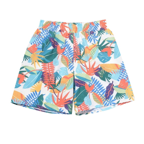 LRen Boys Swim Trunks Size 10 Solid Graphic Print Beach Shorts Comfortable Beach Bathing Suit Toddler Swimsuit Boy Swim Trunks Junior Beach Trunks