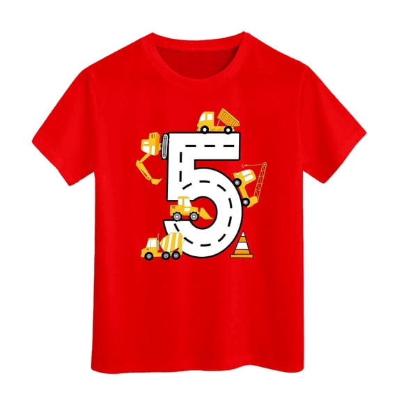 LRen Boys T Shirts Size 5 Boys Astronaut Graphic Round Neck Short Sleeve Shirts Kid Boy Summer Basic Tees Loose Casual Kids Cute Pleated Blouse