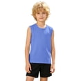 thumbnail image 1 of LRen Boys Tank Tops Kids Mesh Quick Dry Sleeveless Athletic Shirts Youth Workout Performance Tops,9-10 Years, 1 of 7