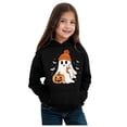 thumbnail image 1 of LRen Christmas Halloween Hoodie for Kids Girls Halloween Printed Hooded Sweatshirts Oversized Long Sleeve Hoodie Sweatshirt with Pocket Y2K Fall Winter Back to school, Halloween Tops, 1 of 5