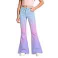 thumbnail image 1 of LRen Girls Flare Dress Pants Kids Dress Pants Kids School Uniform Dress Pants with Pockets School Uniform Clothes for Kids Age 7-8 Years, 1 of 5