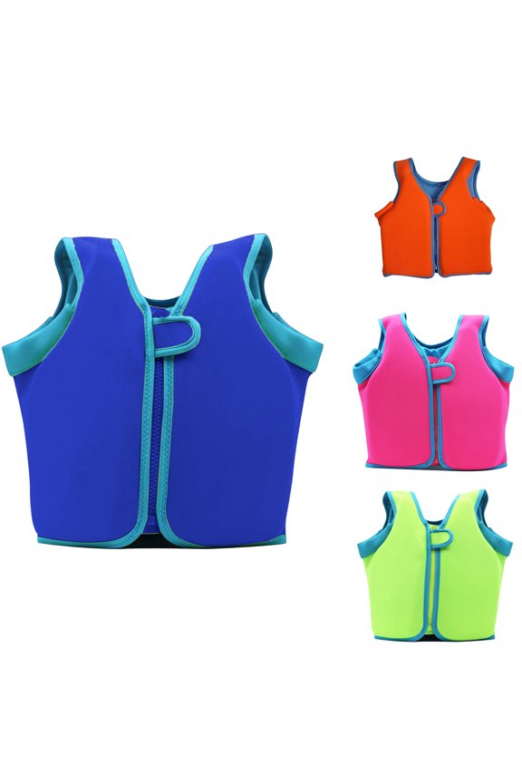 Girls Life Jacket 50-90 Lbs Begin To Swim Cartoon Swim Vest for Boys Boys Swim Jacket with Adjustable Safety Strap for Sports, Kayaking, Canoeing, Boating