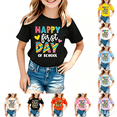 thumbnail image 1 of LRen Girls T Shirts Size 14-16,Back To School Clothes for Teen Girls Cute Prints Summer Casual School Uniform Preppy Short-Sleeve T-Shirt, 1 of 4