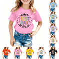 thumbnail image 1 of LRen Graphic T Shirts Girls,Girl Back To School Clothes Funny Graphic Summer Casual School Preppy Short-Sleeve Shirts and Tops, 1 of 4