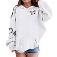 thumbnail image 1 of LRen Halloween Gifts for Girls Cute Graphic Pullover Hooded Sweatshirts Oversized Long Sleeve Hoodies with Pockets Fall Winter Clothes, 1 of 4