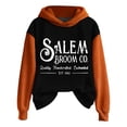 thumbnail image 1 of LRen Halloween Themed Hoodies for Girls Cute Printed Pullover Hooded Sweatshirt Oversized Cozy Casual Long Sleeve Fall Winter Back to school, Halloween, Christmas Hoodie Blouse, 1 of 5