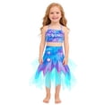 thumbnail image 1 of LRen Kids Bathing Suits Girls 3pcs Ruffles Beach Rash Guard Swimwear for Girls Funny Summer Rash Guard Sling Bikini Girls Beach Swimwear Tankini Beach Swimwear Set, 1 of 9