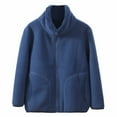 thumbnail image 1 of LRen Kids Boy's Winter Coat Puffer Windbreaker Warm Cotton Jacket Parka Down Outdoor Coats,9-10 Years,Z2-Blue, 1 of 7