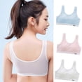 thumbnail image 1 of LRen Kids Bras for Girls 7-8 Soft Comfortable Training Bras Girls Seamless Camisole Solid Color with Adjustable Straps Pads Cami Style Girls Underwear, 1 of 4